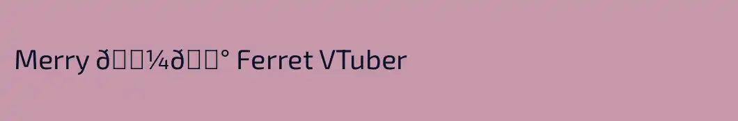 Merry 🌼🍰 Ferret VTuber
